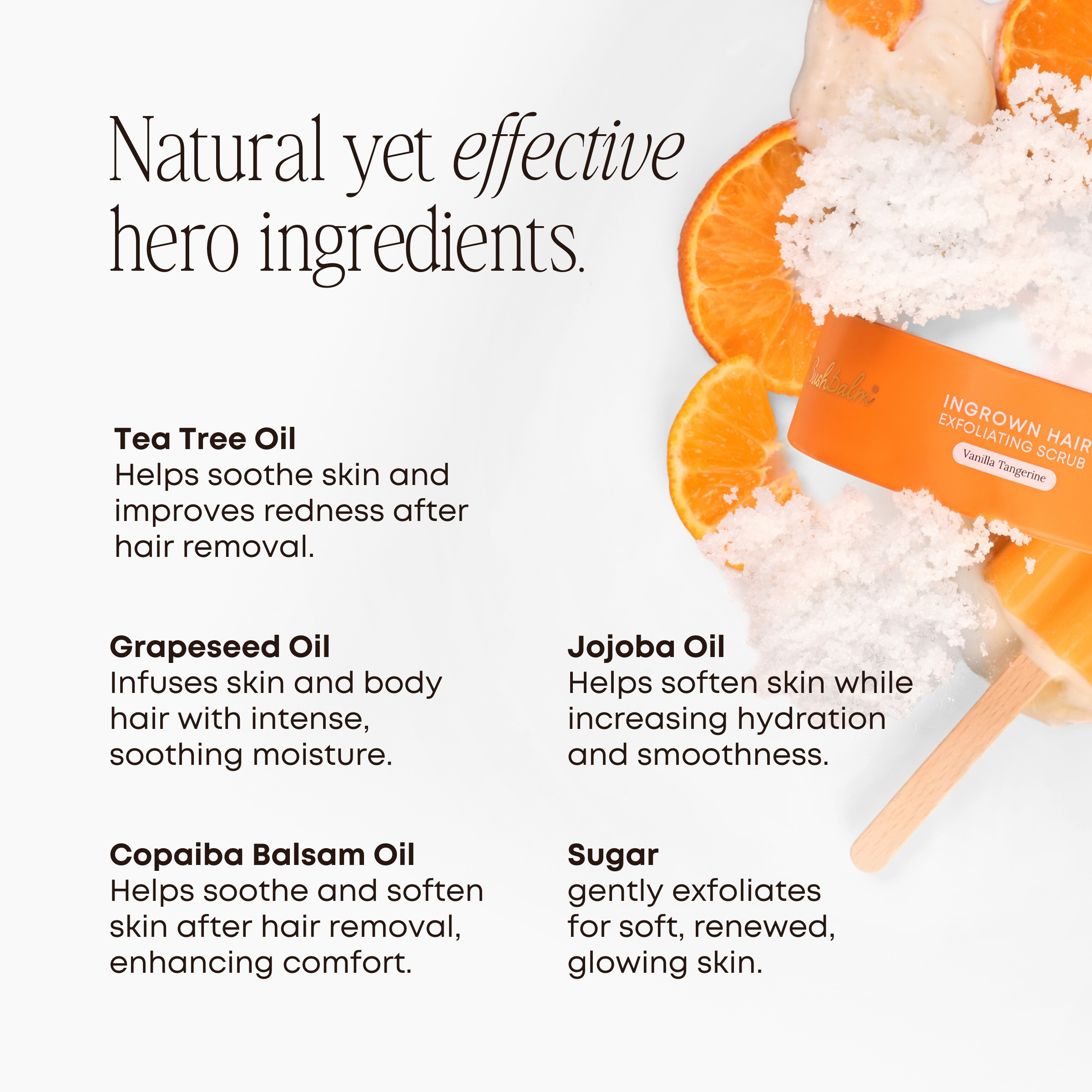 Vanilla Tangerine 3 Step Smooth Shave Routine