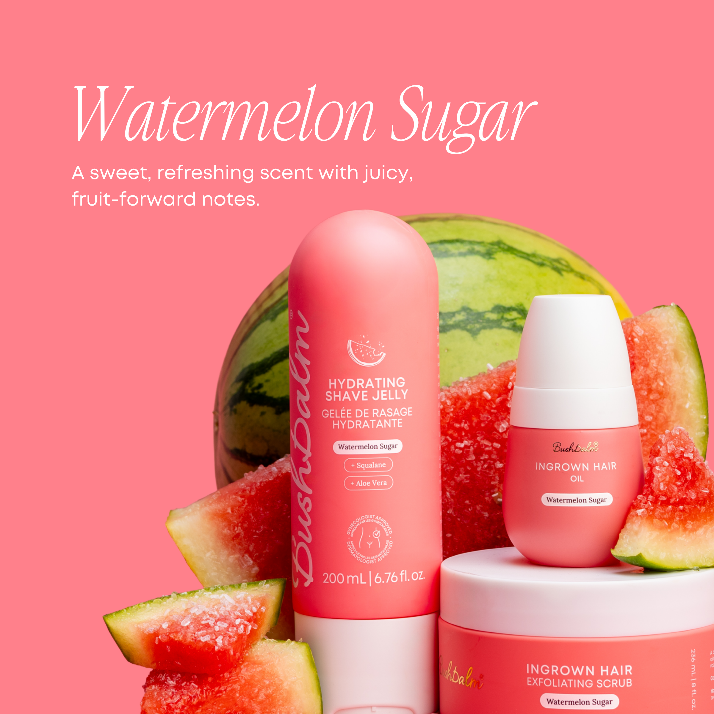 Watermelon Sugar 3 Step Smooth Shave Routine