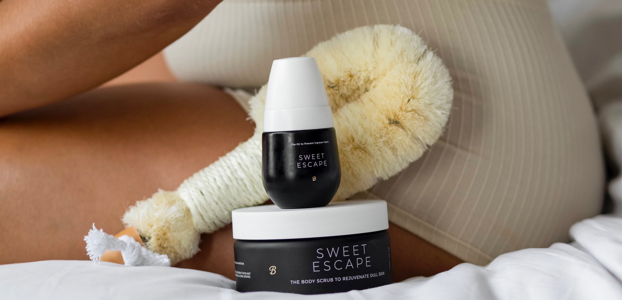 Shaving Essentials scrub, oil and dry brush