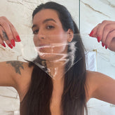 Hydrogel Vajacial Triangle Mask on Body