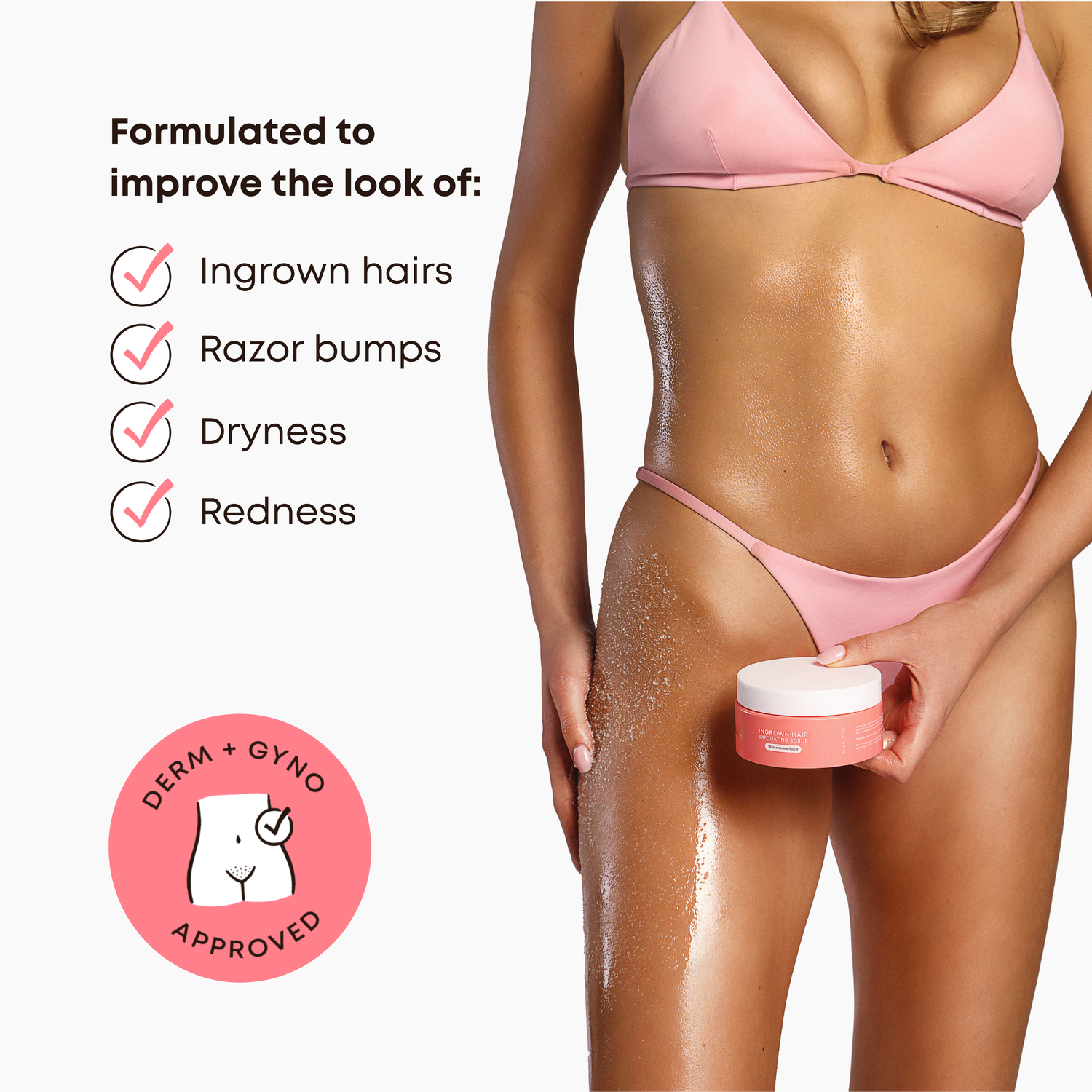 Ingrown Hair Exfoliating Scrub - Watermelon Sugar
