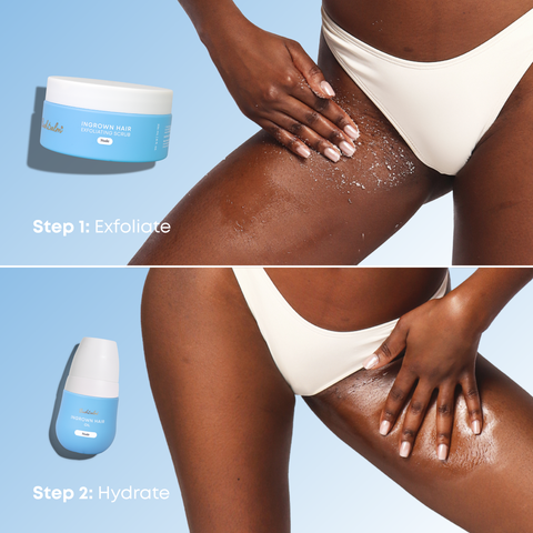 Nude Ingrown Hair 2 Step Routine