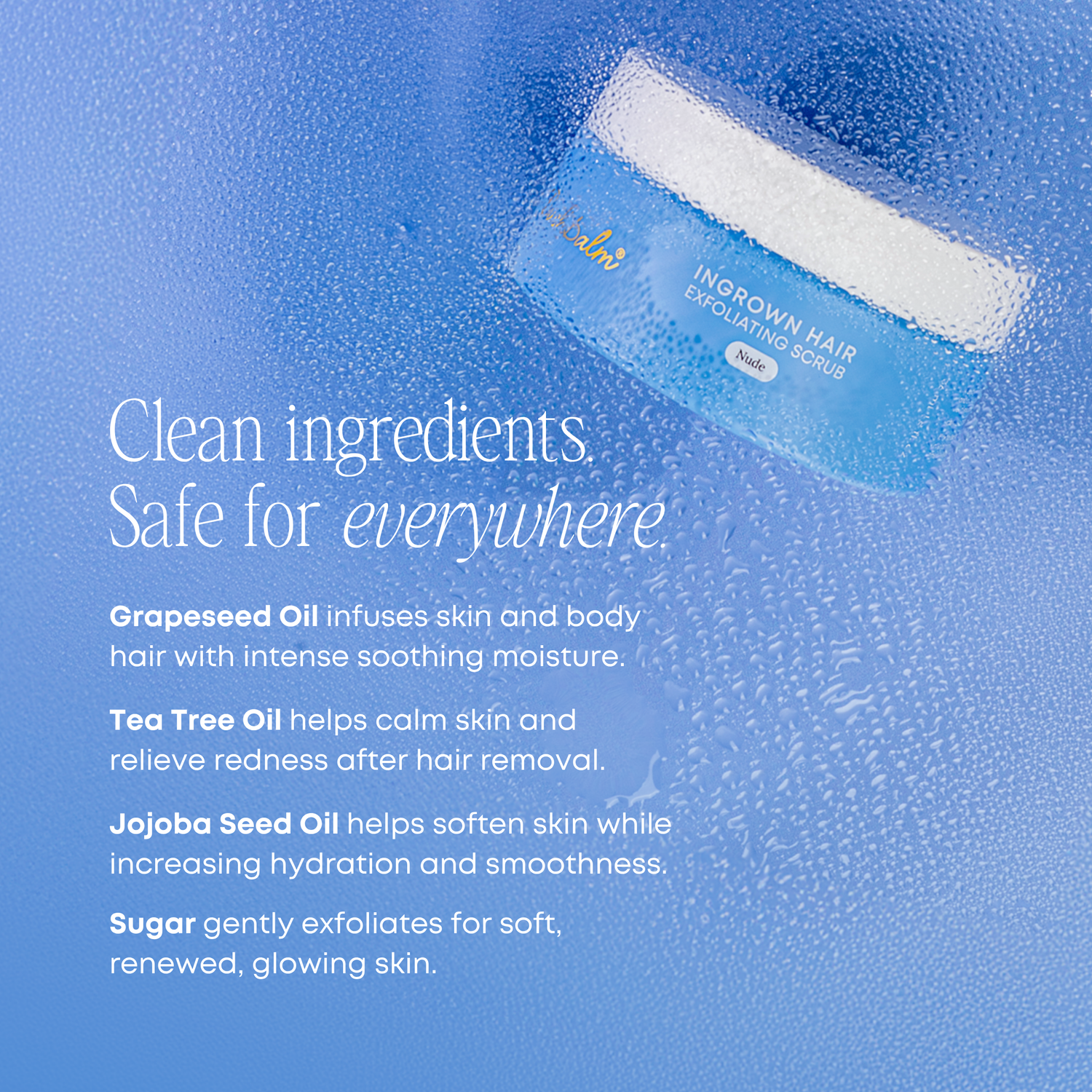 Ingrown Hair Exfoliating Scrub - Nude