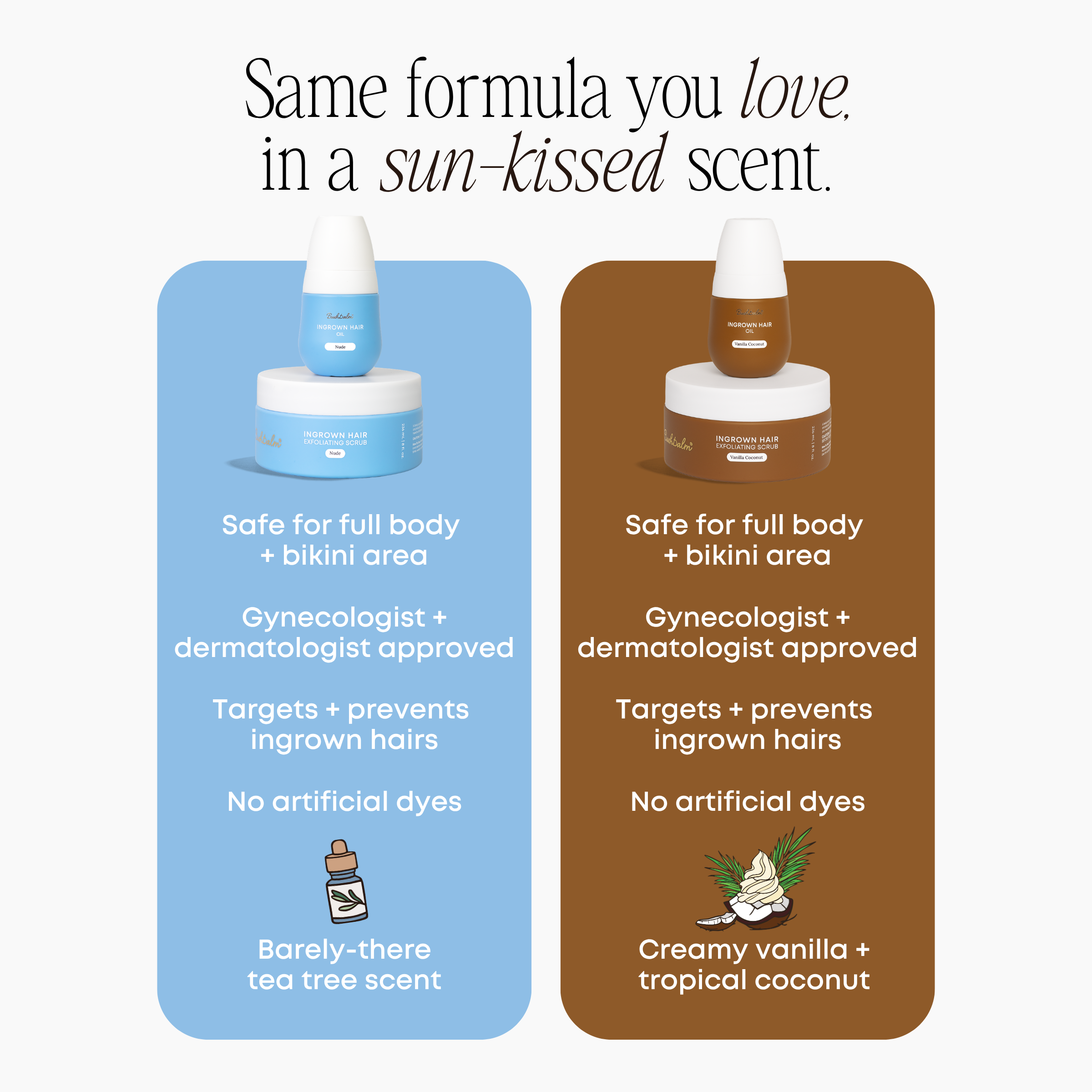 Vanilla Coconut 2-Step Ingrown Hair Routine