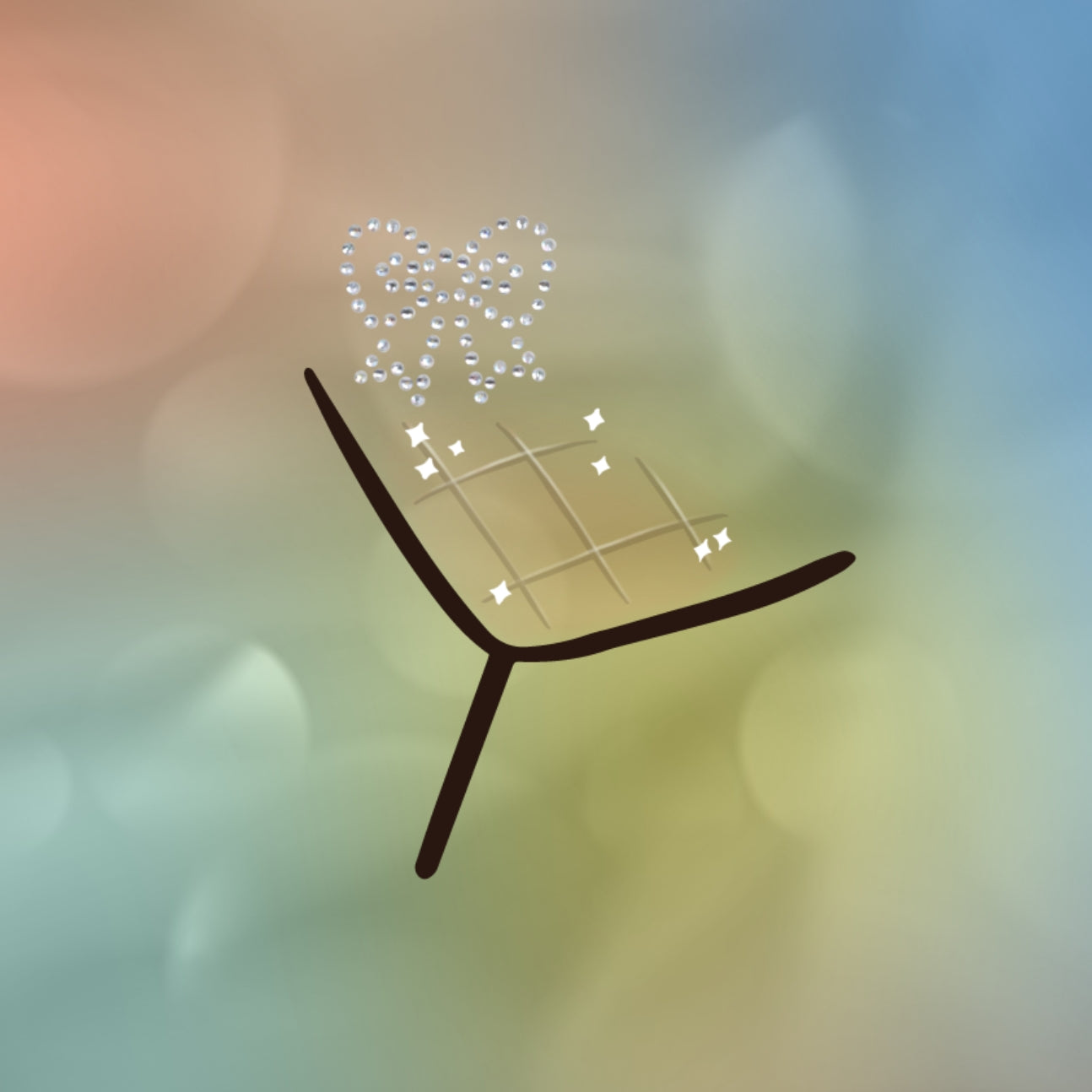 Bow Vajazzle Design for Waxing Salon