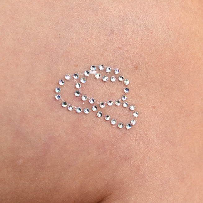 Cowboy Vajazzle Applied to Skin