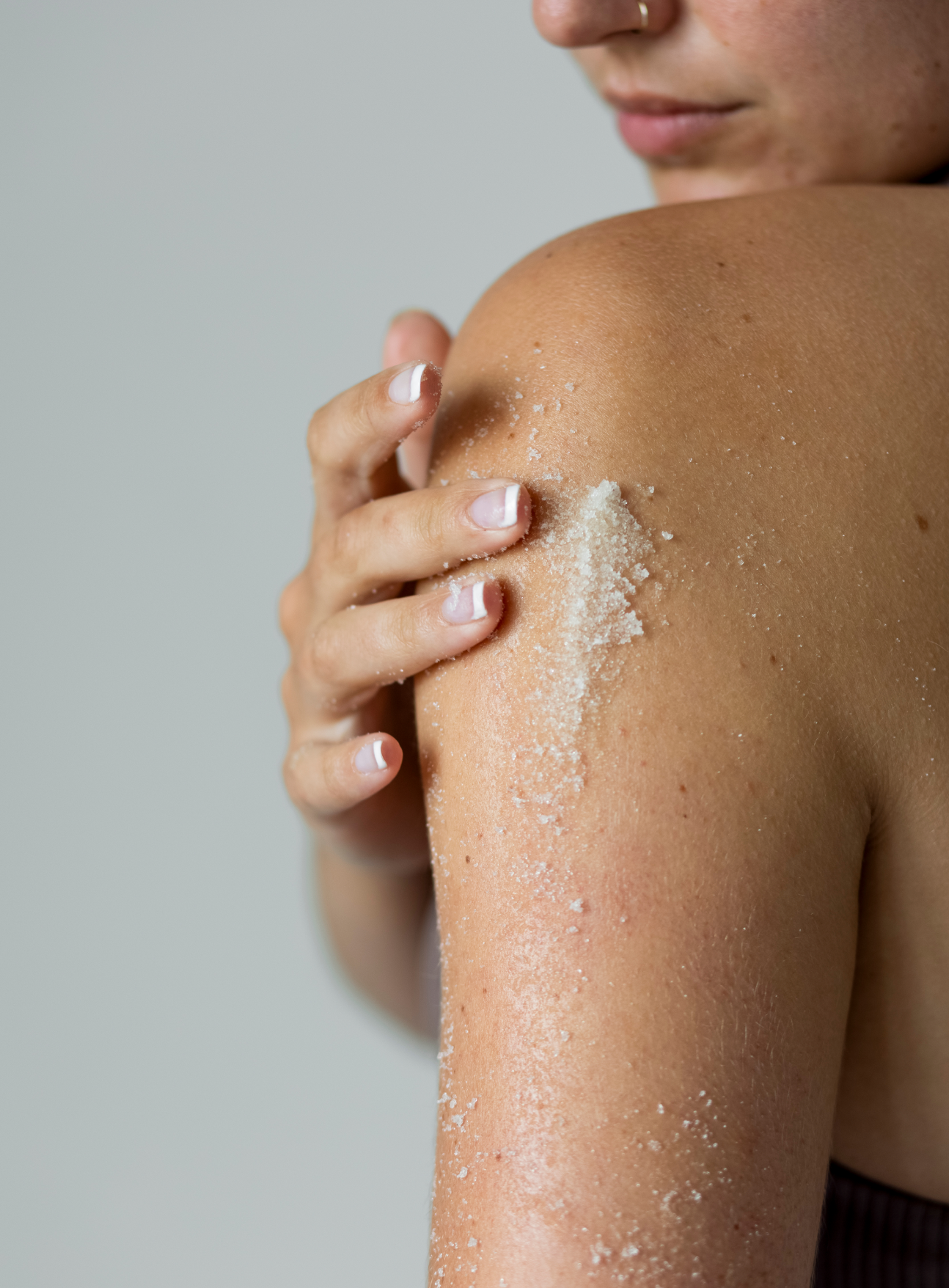 Keratosis Pilaris scrub treating KP