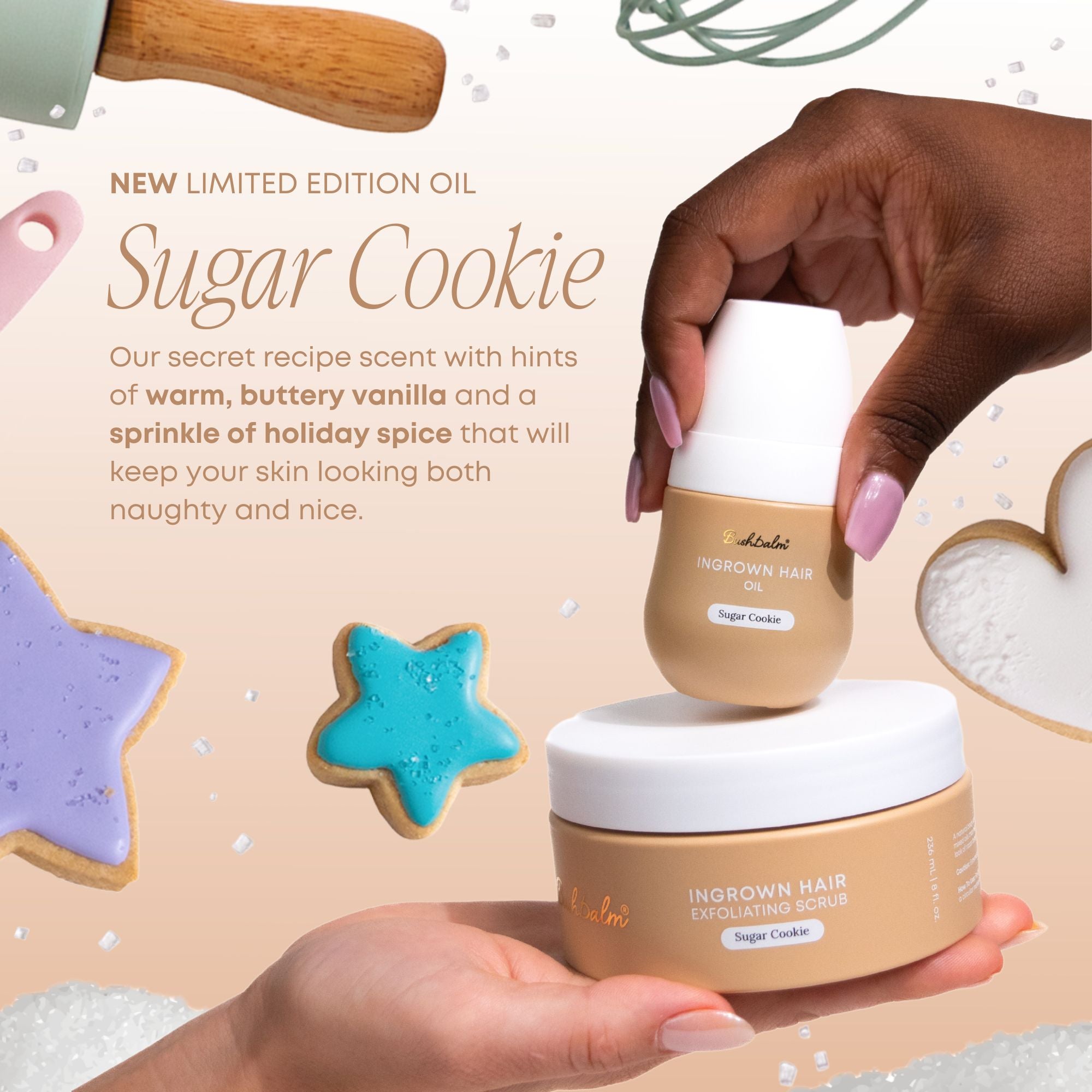 Sugar Cookie Ingrown Hair Routine